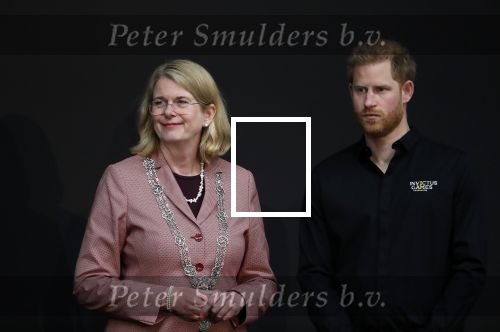 Den Haag 9 mei 2019
Prince Harry aanwezig bij  de presentatie van de Invictus Games The Hague 2020. Over precies een jaar wordt het sportevenement voor fysiek en mentaal gewonde militairen in het Haagse Zuiderpark gehouden. Prins Harry en ook Prinses Margriet zijn aanwezig. Pauline Krikke