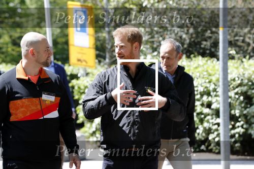 Den Haag 9 mei 2019
Prince Harry aanwezig bij  de presentatie van de Invictus Games The Hague 2020. Over precies een jaar wordt het sportevenement voor fysiek en mentaal gewonde militairen in het Haagse Zuiderpark gehouden. Prins Harry en ook Prinses Margriet zijn aanwezig.