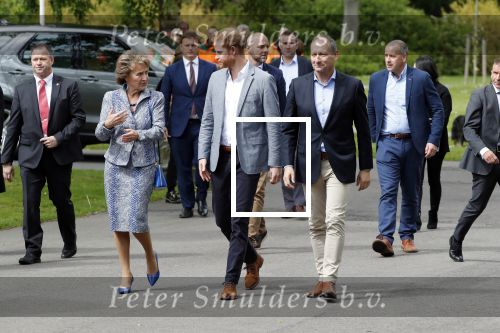 Den Haag 9 mei 2019
Prince Harry aanwezig bij  de presentatie van de Invictus Games The Hague 2020. Over precies een jaar wordt het sportevenement voor fysiek en mentaal gewonde militairen in het Haagse Zuiderpark gehouden. Prins Harry en ook Prinses Margriet zijn aanwezig. Voorzitter Luitenant Generaal b.d. Mart de Kruif ontving Prince Harry