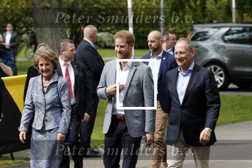 Den Haag 9 mei 2019
Prince Harry aanwezig bij  de presentatie van de Invictus Games The Hague 2020. Over precies een jaar wordt het sportevenement voor fysiek en mentaal gewonde militairen in het Haagse Zuiderpark gehouden. Prins Harry en ook Prinses Margriet zijn aanwezig. Voorzitter Luitenant Generaal b.d. Mart de Kruif ontving Prince Harry