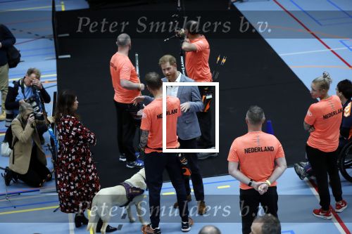 Den Haag 9 mei 2019
Prince Harry aanwezig bij  de presentatie van de Invictus Games The Hague 2020. Over precies een jaar wordt het sportevenement voor fysiek en mentaal gewonde militairen in het Haagse Zuiderpark gehouden. Prins Harry en ook Prinses Margriet zijn aanwezig.