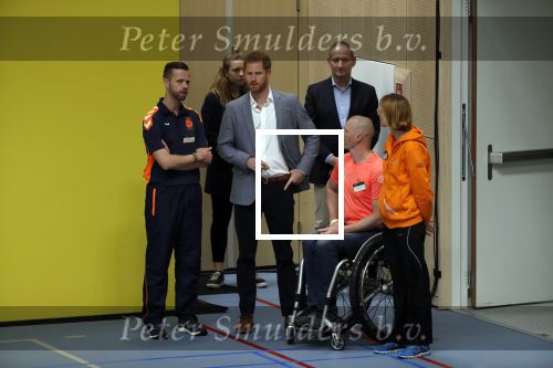 Den Haag 9 mei 2019
Prince Harry aanwezig bij  de presentatie van de Invictus Games The Hague 2020. Over precies een jaar wordt het sportevenement voor fysiek en mentaal gewonde militairen in het Haagse Zuiderpark gehouden. Prins Harry en ook Prinses Margriet zijn aanwezig. Voorzitter Luitenant Generaal b.d. Mart de Kruif ontving Prince Harry