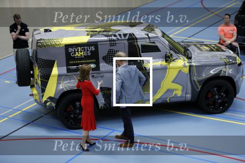 Den Haag 9 mei 2019
Prince Harry aanwezig bij  de presentatie van de Invictus Games The Hague 2020. Over precies een jaar wordt het sportevenement voor fysiek en mentaal gewonde militairen in het Haagse Zuiderpark gehouden. Prins Harry en ook Prinses Margriet zijn aanwezig.