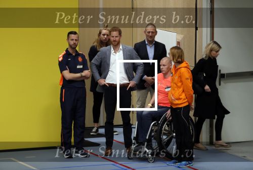 Den Haag 9 mei 2019
Prince Harry aanwezig bij  de presentatie van de Invictus Games The Hague 2020. Over precies een jaar wordt het sportevenement voor fysiek en mentaal gewonde militairen in het Haagse Zuiderpark gehouden. Prins Harry en ook Prinses Margriet zijn aanwezig. Voorzitter Luitenant Generaal b.d. Mart de Kruif ontving Prince Harry