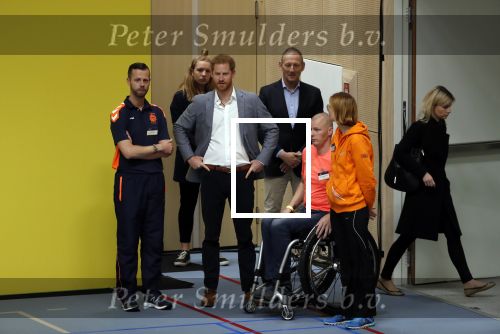 Den Haag 9 mei 2019
Prince Harry aanwezig bij  de presentatie van de Invictus Games The Hague 2020. Over precies een jaar wordt het sportevenement voor fysiek en mentaal gewonde militairen in het Haagse Zuiderpark gehouden. Prins Harry en ook Prinses Margriet zijn aanwezig. Voorzitter Luitenant Generaal b.d. Mart de Kruif ontving Prince Harry