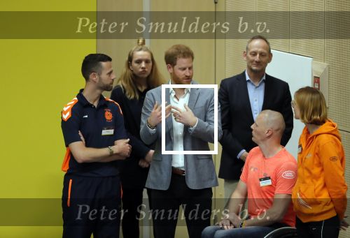 Den Haag 9 mei 2019
Prince Harry aanwezig bij  de presentatie van de Invictus Games The Hague 2020. Over precies een jaar wordt het sportevenement voor fysiek en mentaal gewonde militairen in het Haagse Zuiderpark gehouden. Prins Harry en ook Prinses Margriet zijn aanwezig. Voorzitter Luitenant Generaal b.d. Mart de Kruif ontving Prince Harry