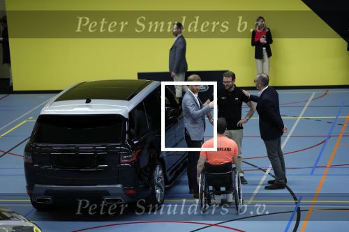 Den Haag 9 mei 2019
Prince Harry aanwezig bij  de presentatie van de Invictus Games The Hague 2020. Over precies een jaar wordt het sportevenement voor fysiek en mentaal gewonde militairen in het Haagse Zuiderpark gehouden. Prins Harry en ook Prinses Margriet zijn aanwezig.