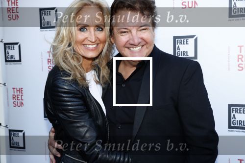 Blaricum 13 mei 2019
Free a girl gala in the red sun in Blaricum. 
Rene Froger en zijn vrouw Natasja Froger