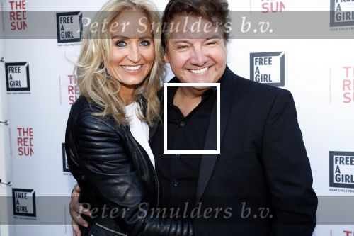 Blaricum 13 mei 2019
Free a girl gala in the red sun in Blaricum. 
Rene Froger en zijn vrouw Natasja Froger