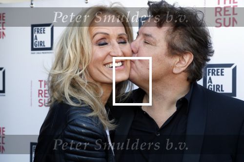 Blaricum 13 mei 2019
Free a girl gala in the red sun in Blaricum. 
Rene Froger en zijn vrouw Natasja Froger