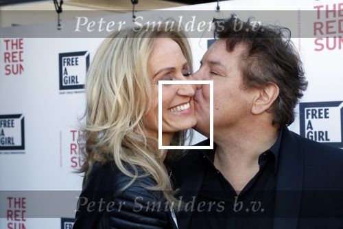 Blaricum 13 mei 2019
Free a girl gala in the red sun in Blaricum. 
Rene Froger en zijn vrouw Natasja Froger