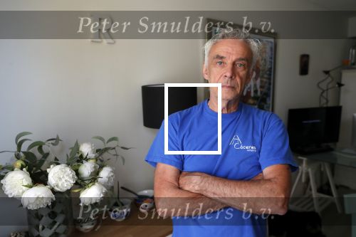 Sluis 6 juni 2019
Robert Weijers de ex partner van Rob Verlinden in zijn huisje in Sluis en met zijn hond en camper.