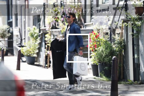 Amsterdam 24 mei 2019
Gigi Ravelli en haar vriend Roger Hodenius bij hun huis.