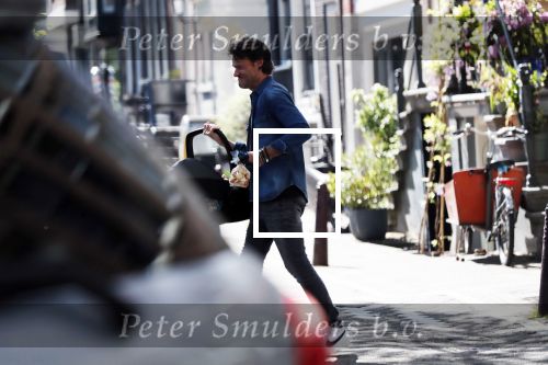 Amsterdam 24 mei 2019
Gigi Ravelli en haar vriend Roger Hodenius bij hun huis.