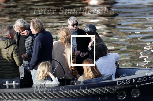 Amsterdam 9 mei 2019
Surpisefeestje voor Ruud de Wild georganiseerd door zijn ex vrouw Aafke.
Olcay Gulsen is eer natuurlijk bij. ze gingen varen met boot op grachten Amsterdam.