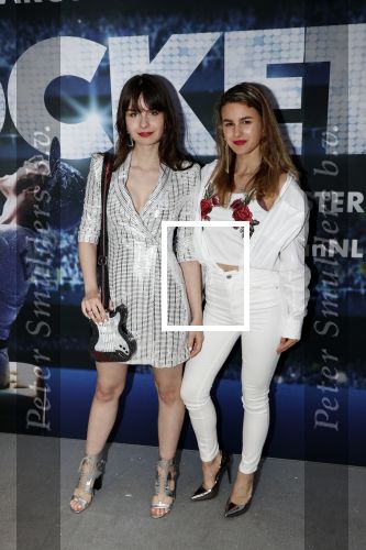 Amsterdam 21 mei 2019
Premiere Rocketman in Tuschinski. Sarah Nauta (L) en May Yannick Hollermann (R)