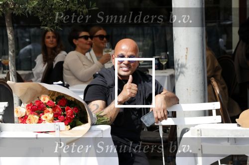 Amsterdam 23 mei 2019
Steve te Pas en John Karthaus  op terras.