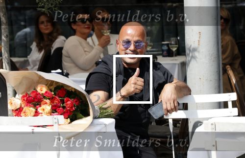 Amsterdam 23 mei 2019
Steve te Pas en John Karthaus  op terras.