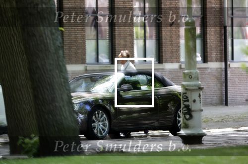 Amsterdam 14 mei 2020
Astrid Joosten arriveert bij haar huis .