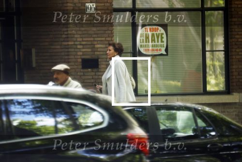 Amsterdam 14 mei 2020
Astrid Joosten arriveert bij haar huis .