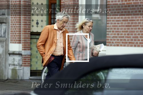 Amsterdam 8 juni 2020
Boudewijn Poelman met zijn  vrouw In Amsterdam zuid.