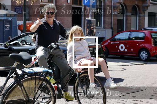 Amsterdam 29 mei 2020
Dirk Zeelenberg op de fiets met zijn dochter