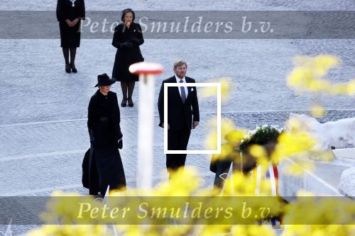 Amsterdam 4 mei 2020
Dodenherdenking op de dam zonder publiek vanwege Corona . 
Koning Willem Alexander Koningin Maxima