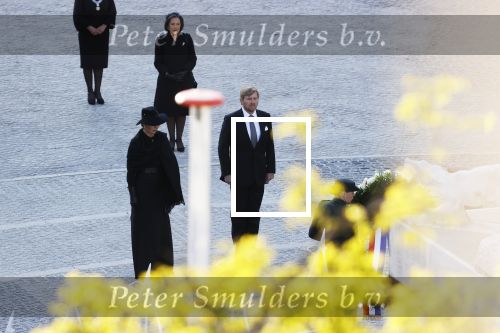Amsterdam 4 mei 2020
Dodenherdenking op de dam zonder publiek vanwege Corona . 
Koning Willem Alexander Koningin Maxima