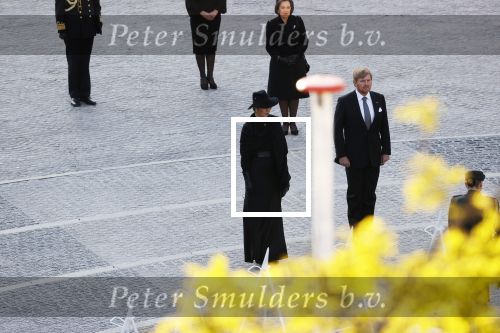Amsterdam 4 mei 2020
Dodenherdenking op de dam zonder publiek vanwege Corona . 
Koning Willem Alexander Koningin Maxima