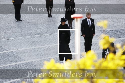 Amsterdam 4 mei 2020
Dodenherdenking op de dam zonder publiek vanwege Corona . 
Koning Willem Alexander Koningin Maxima