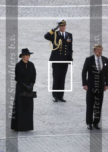 Amsterdam 4 mei 2020
Dodenherdenking op de dam zonder publiek vanwege Corona . 
Koning Willem Alexander Koningin Maxima