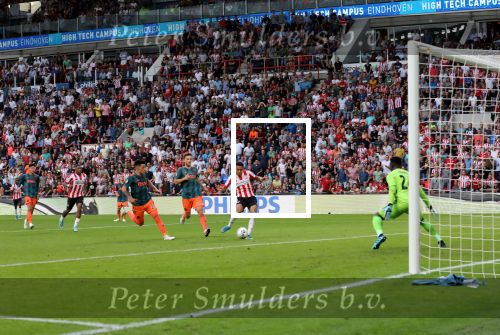 Eindhoven, 22 September 2019 Kompetitiewedstrijd PSV-AJAX, eindstand 1-1
Seiozen 2019/2020
Donyell Malen scoort 1-1