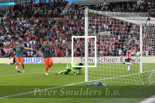 Eindhoven, 22 September 2019 Kompetitiewedstrijd PSV-AJAX, eindstand 1-1
Seiozen 2019/2020
Donyell Malen scoort 1-1