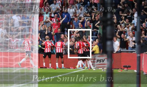 Eindhoven, 22 September 2019 Kompetitiewedstrijd PSV-AJAX, eindstand 1-1
Seiozen 2019/2020
Donyell Malen scoort 1-1