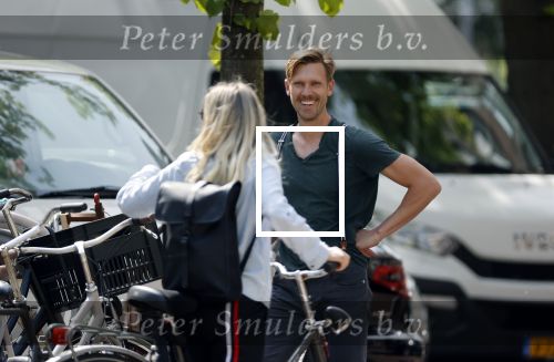 Amsterdam 7 mei 2020
Dorian Geis de vriend van Jennifer Hoffman bij zijn restaurant.