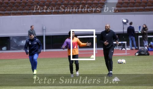 Amsterdam 14 mei 2020
Memphis Depay Edgar David Orlando Engelaar en Ronald Koeman jr trainen in het olympisch stadion.