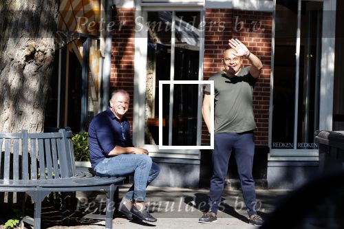 Amsterdam 19 mei 2020
Evert Santegoeds met partner Robert Halewijn op de cornelis schuytstraat