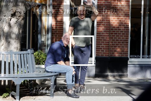 Amsterdam 19 mei 2020
Evert Santegoeds met partner Robert Halewijn op de cornelis schuytstraat