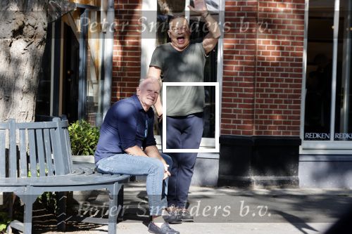Amsterdam 19 mei 2020
Evert Santegoeds met partner Robert Halewijn op de cornelis schuytstraat