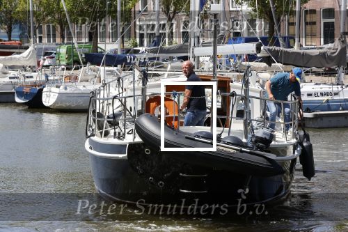 Harlingen 28 mei 2020
Frits Wester en een vriend (Jaap) varen de haven van Harlingen uit met de zeilboot van Frits
