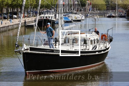 Harlingen 28 mei 2020
Frits Wester en een vriend (Jaap) varen de haven van Harlingen uit met de zeilboot van Frits