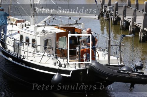 Harlingen 28 mei 2020
Frits Wester en een vriend (Jaap) varen de haven van Harlingen uit met de zeilboot van Frits