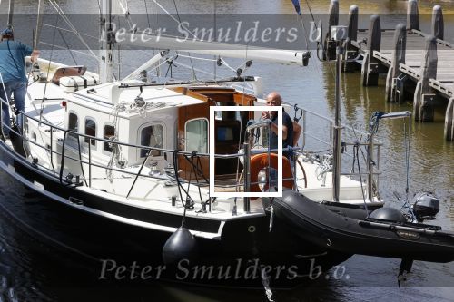 Harlingen 28 mei 2020
Frits Wester en een vriend (Jaap) varen de haven van Harlingen uit met de zeilboot van Frits