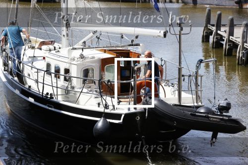 Harlingen 28 mei 2020
Frits Wester en een vriend (Jaap) varen de haven van Harlingen uit met de zeilboot van Frits