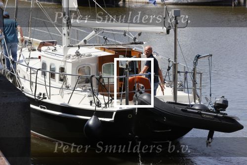 Harlingen 28 mei 2020
Frits Wester en een vriend (Jaap) varen de haven van Harlingen uit met de zeilboot van Frits
