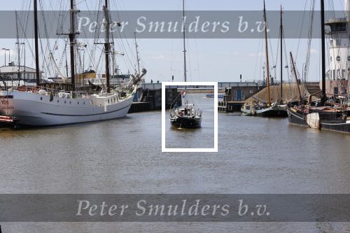 Harlingen 28 mei 2020
Frits Wester en een vriend (Jaap) varen de haven van Harlingen uit met de zeilboot van Frits