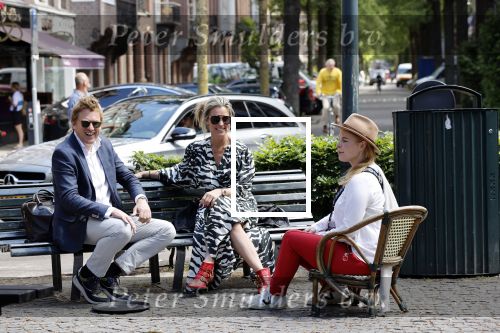 Amsterdam 27 mei 2020
Jair Ferwerda en Dymphie Juffermans - Geurts overleggen over nieuwe programma