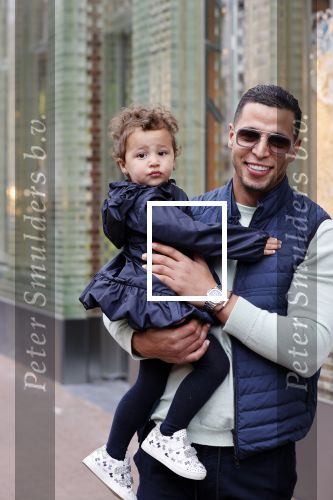 Amsterdam 6 jun i 2020
Jalal Oba met zijn dochter Lina op de pc hooftstraat
