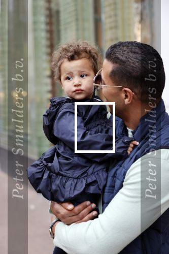 Amsterdam 6 jun i 2020
Jalal Oba met zijn dochter Lina op de pc hooftstraat