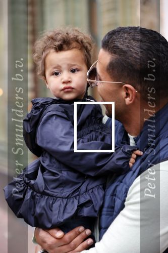Amsterdam 6 jun i 2020
Jalal Oba met zijn dochter Lina op de pc hooftstraat